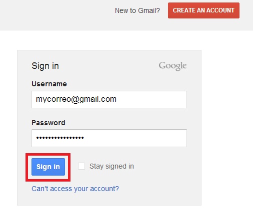 Gmail email sign in